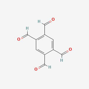 1,2,4,5-Benzenetetracarboxaldehyde structure, CAS 14674-89-6
