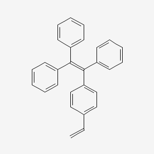 (2-(4-vinylphenyl)ethene-1,1,2-triyl)tribenzene structure, CAS 1351272-41-7