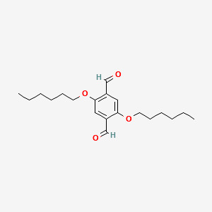 2 5-BIS(HEXYLOXY)TEREPHTHALALDEHYDE structure, CAS 151903-52-5