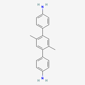 2',5'-dimethyl-[1,1':4',1''-terphenyl]-4,4''-diamine structure, CAS 152219-88-0