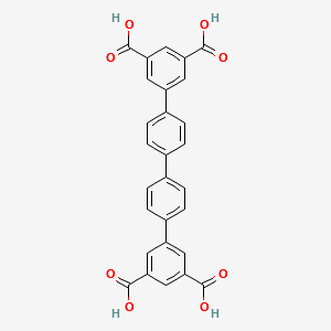 1,1':4',1'':4'',1'''-quaterphenyl-3,3''',5,5'''-tetracarboxylic acid structure, CAS 921619-91-2