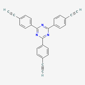 2,4,6-Tris(4-ethynylphenyl)-1,3,5-triazine structure, CAS 425629-22-7