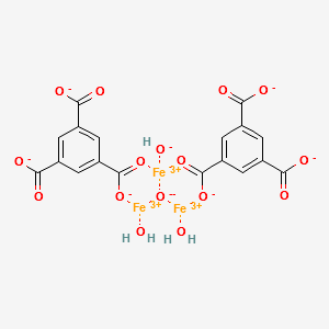 MIL-100(Fe),F-free structure, CAS 1257379-83-1