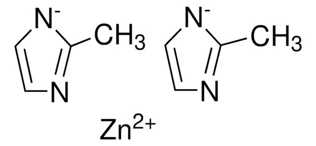 ZIF-8, Zinc 2-methylimidazole MOF structure, CAS 59061-53-9