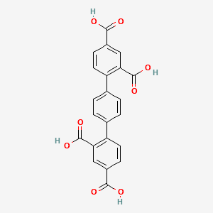 [1,1':4',1''-Terphenyl]-2,2'',4,4''-tetracarboxylic acid structure, CAS 1580004-08-5