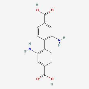2,2'-diamino-[1,1'-Biphenyl]-4,4'-dicarboxylic acid structure, CAS 41738-56-1