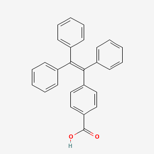 4-(1,2,2-triphenyl vinyl)benzoic acid structure, CAS 197153-87-0