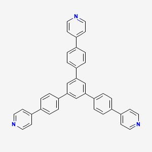 Pyridine, 4,4'-[5'-[4-(4-pyridinyl)phenyl][1,1':3',1''-terphenyl]-4,4''-diyl]bis- (9CI) structure, CAS 170165-85-2