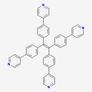 Tetrakis(4-pyridylphenyl)ethylene structure, CAS 1227195-24-5