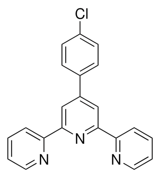 4'-(4-CHLOROPHENYL)-2,2':6',2''-TERPYRIDINE structure, CAS 89972-75-8