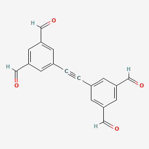 5,5'-(ethyne-1,2-diyl)diisophthalaldehyde structure, CAS 2237965-02-3