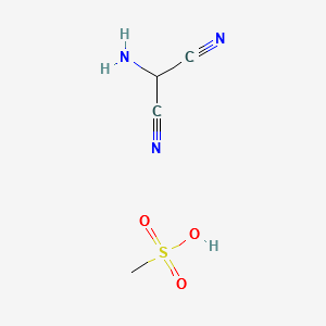 AMinoMalononitrile Methanesulfonate structure, CAS 121040-00-4