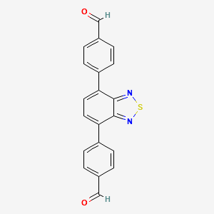 4,7-bis(4-formylphenyl)-2,1,3-benzothiadiazole structure, CAS 914651-17-5