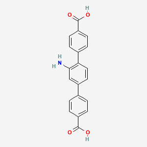 2'-amino-1,1':4,1''-terphenyl-4,4''-dicarboxylic acid structure, CAS 1312703-28-8