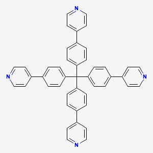 Tetrakis[4-(4-phenylphenyl)pyridine]methane structure, CAS 1319736-15-6