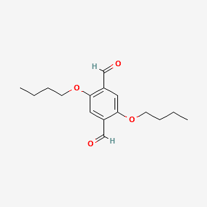 2,5-Dibutoxy-benzene-1,4-dicarbaldehyde structure, CAS 564456-59-3