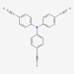Tris(4-ethynylphenyl)amine structure, CAS 189178-09-4