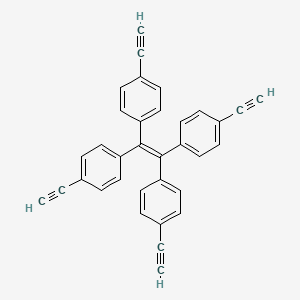 Tetrakis(4-ethynylphenyl)ethane structure, CAS 4863-90-5