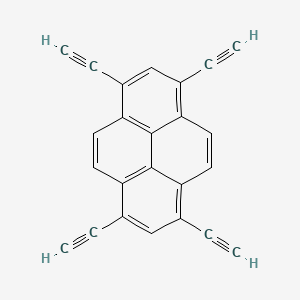 1,3,6,8-tetraethynylpyrene structure, CAS 870259-02-2