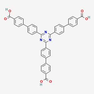4',4''',4'''''-(1,3,5-triazine-2,4,6-triyl)tris(([1,1'-biphenyl]-4-carboxylicacid)) structure, CAS 1331756-62-7