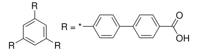 4',4''',4'''''-nitrilotris(([1,1'-biphenyl]-4-carboxylic acid)) structure, CAS 1239602-35-7