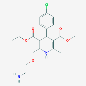 Amlodipine para-Chloro Impurity structure, CAS 90445-02-6