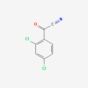 2,4-Dichlorobenzoyl Cyanide structure, CAS 35022-43-6