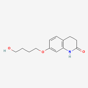 3,4-Dihydro-7-(4-hydroxybutoxy)-2(1H)-quinolinone structure, CAS 889443-20-3
