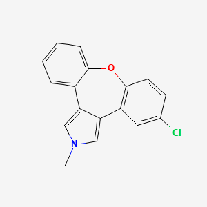 SGWOPWVMYXQVHJ-UHFFFAOYSA-N structure, CAS 129385-60-0