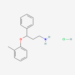 DESMETHYL ATOMOXETINE HYDROCHLORIDE structure, CAS 881995-46-6