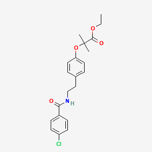 Bezafibrate Impurity D structure, CAS 41859-58-9