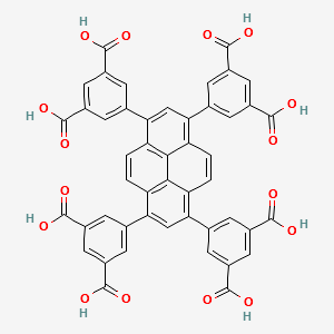 5,5'',5'''',5''''''-(Pyrene-1,3,6,8-Tetrayl)Tetraisophthalic Acid structure, CAS 1569900-72-6