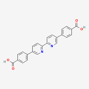 4,4'-[2,2'-bipyridine]-5,5'-diylbis-Benzoic acid structure, CAS 1373759-05-7