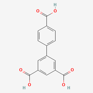 5-(4-carboxyphenyl)benzene-1,3-dicarboxylic acid structure, CAS 677010-20-7