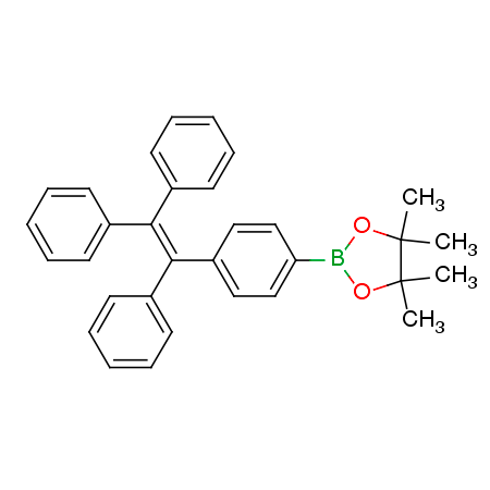 1-(4-phenylboronic acid pinacol ester)-1,2,2-triphenylethene structure, CAS 1260865-91-5