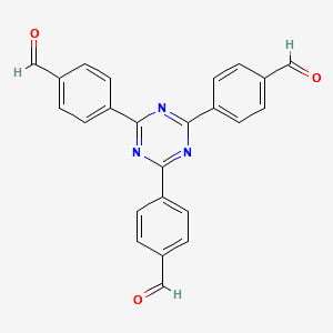 2,4,6-Tris(4-formylphenyl)-1,3,5-triazine structure, CAS 443922-06-3