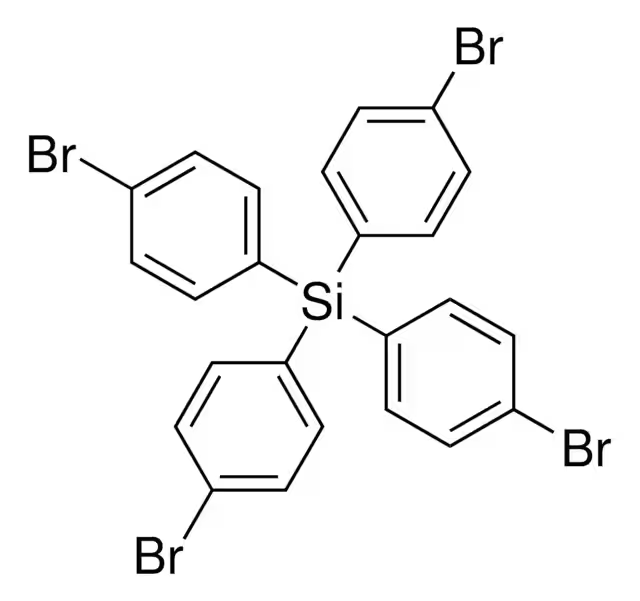 Tetrakis(4-ethynylphenyl)silane structure, CAS 1390641-82-3