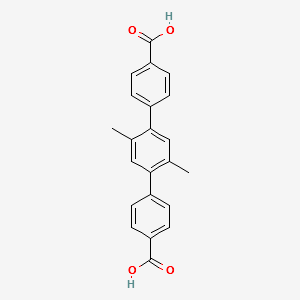 2′,5′-dimethyl-[1,1′:4′,1′′-terphenyl]-4,4′′-dicarboxylic acid structure, CAS 115213-33-7