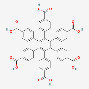 3',4',5',6'-tetrakis(4-carboxyphenyl)-[1,1':2',1''-Terphenyl]-4,4''-dicarboxylic acid structure, CAS 83536-16-7