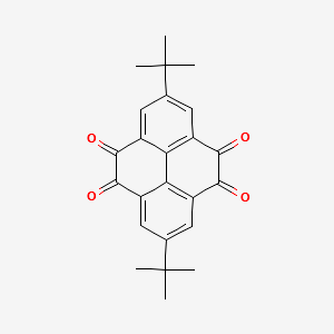 2,7-ditert-butylpyrene-4,5,9,10-tetrone structure, CAS 190843-93-7