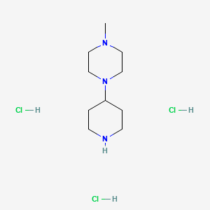 1-METHYL-4-(PIPERIDIN-4-YL)PIPERAZINE 3HCL structure, CAS 1621519-77-4
