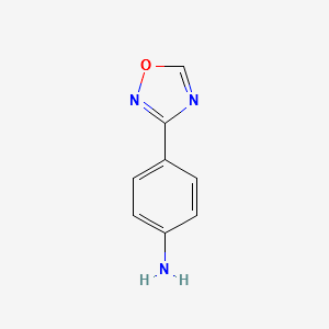 4-(1,2,4-oxadiazol-3-yl)Benzenamine structure, CAS 59908-70-2