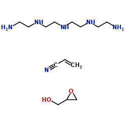 Acrylonitrile, glycidol, tetraethylenepentaMine reaction product structure, CAS 68412-46-4