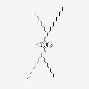 4,8-Bis((2-octyldodecyl)oxy)benzo[1,2-b:4,5-b']dithiophene structure, CAS 1320201-19-1