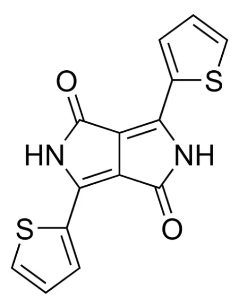 3,6-Di(2-thienyl)-2,5-dihydropyrrolo[3,4-c]pyrrole-1,4-dione structure, CAS 850583-75-4