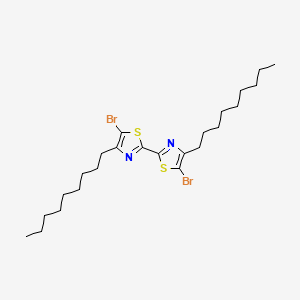 5,5'-Dibromo-4,4'-dinonyl-2,2'-bithiazole structure, CAS 172100-44-6