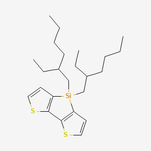 4,4-di-2-ethylhexyl-dithieno[3,2-b:2',3'-d]silole structure, CAS 1207627-85-7