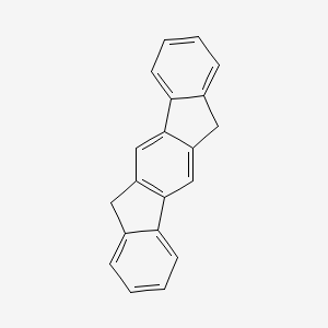 Indeno[1,2-b]fluorene, 6,12-dihydro- structure, CAS 486-52-2