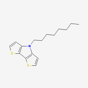 4-Octyl-4H-dithieno[3,2-b:2',3'-d]pyrrole structure, CAS 141029-75-6
