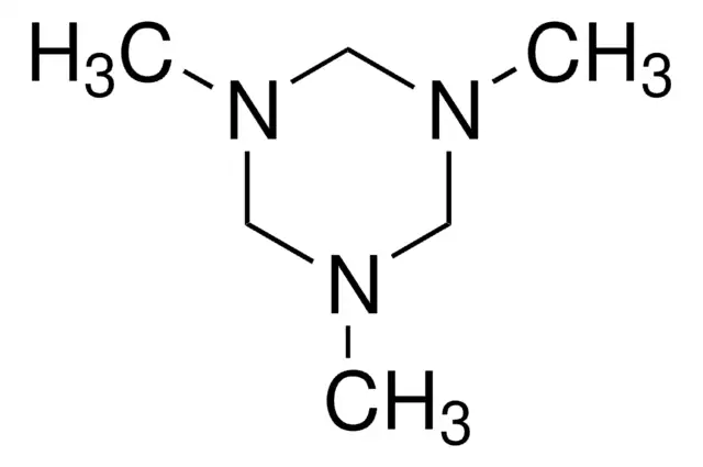 1,3,5-TRIMETHYLHEXAHYDRO-1,3,5-TRIAZINE structure, CAS 108-74-7